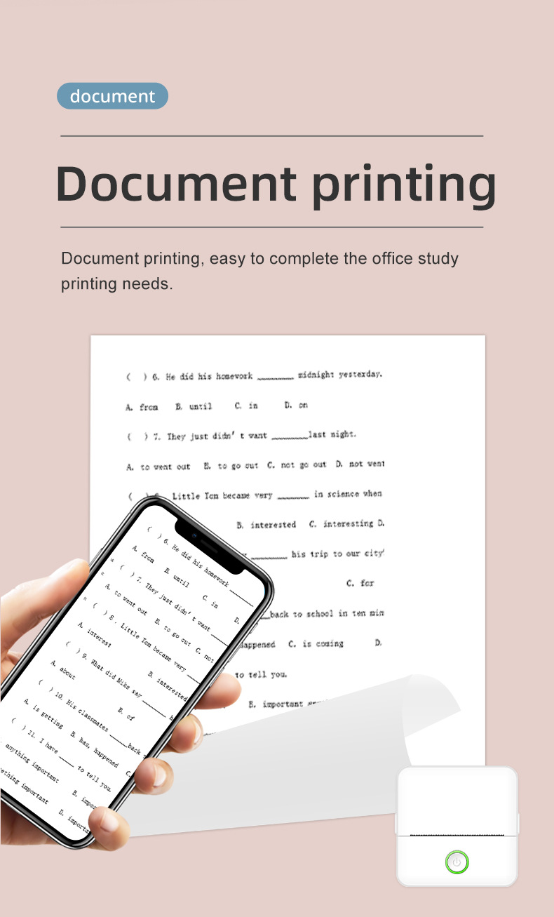 Portable Thermal Printer For Wrong Questions - Image 14