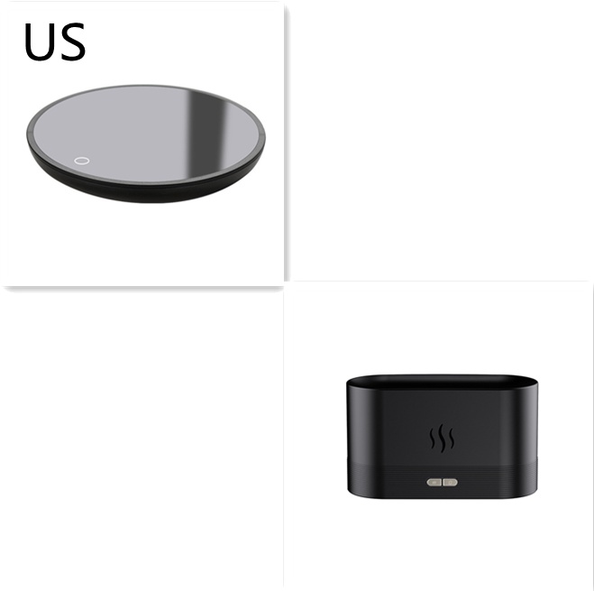 Aroma Diffuser With Flame Light Mist Humidifier Aromatherapy Diffuser With Waterless Auto-Off Protection For Spa Home Yoga Office - Image 27