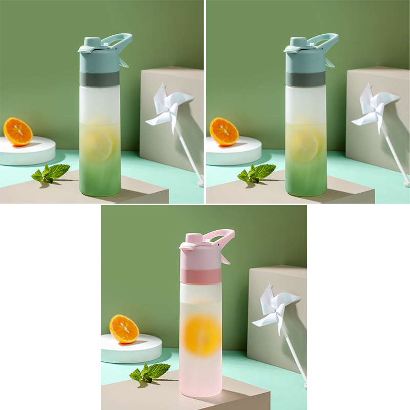 Spray Water Bottle For Girls Outdoor Sport Fitness Water Cup Large Capacity Spray Bottle Drinkware Travel Bottles Kitchen Gadgets - Image 24