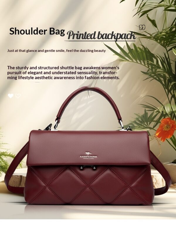 Ladies' Handheld Cross Shoulder Bag - Image 38