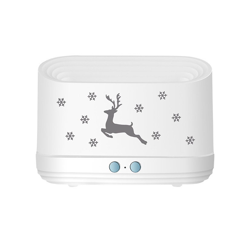 Elk Flame Humidifier Diffuser Mute Household Atmosphere Lamp Christmas Home Decorations - Image 14