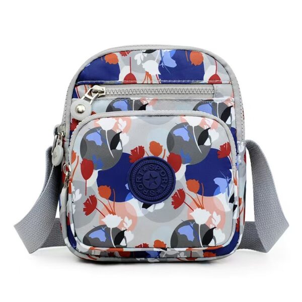 Lightweight Multi-Layer Oxford Cloth Crossbody Fashionable Small Square Bag - Image 4