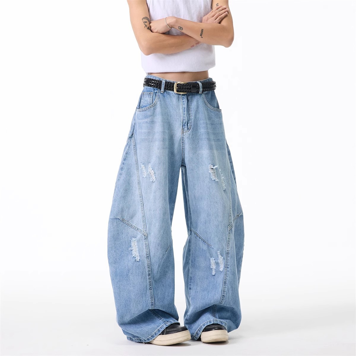 American-style Tailored Bootcut Jeans, Womens And Mens, Springautumn Vintage - Image 35
