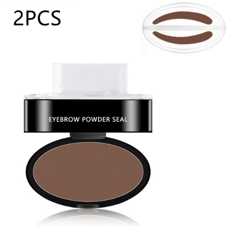 Eyebrow Powder Stamp Tint Stencil Kit Cosmetics Professional Makeup Waterproof Eye Brow Stamp Lift Eyebrow Enhancers Stencil Kit - Image 22