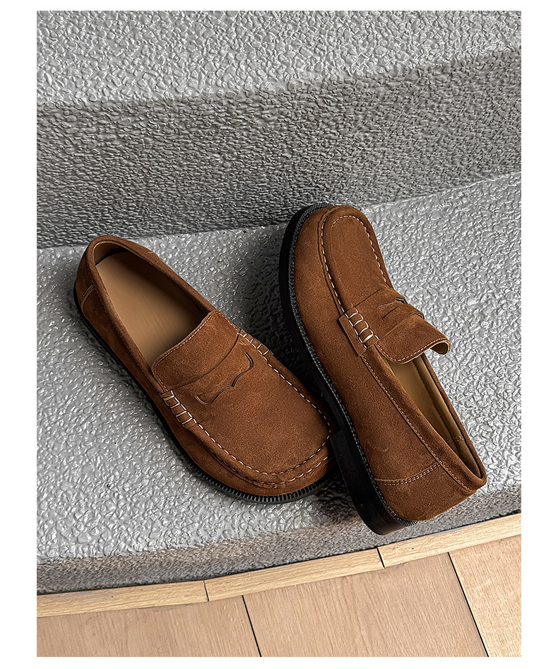 New Vintage Old Coin-style Loafers For Men