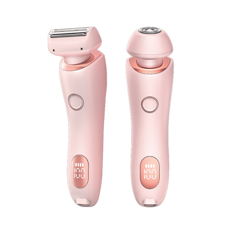 2 In 1 Hair Removal Epilator USB Rechargeable Trimmer Women Body Razor Face Leg Armpit Bikini Hand Pubic Shaver Hair Remover - Image 33