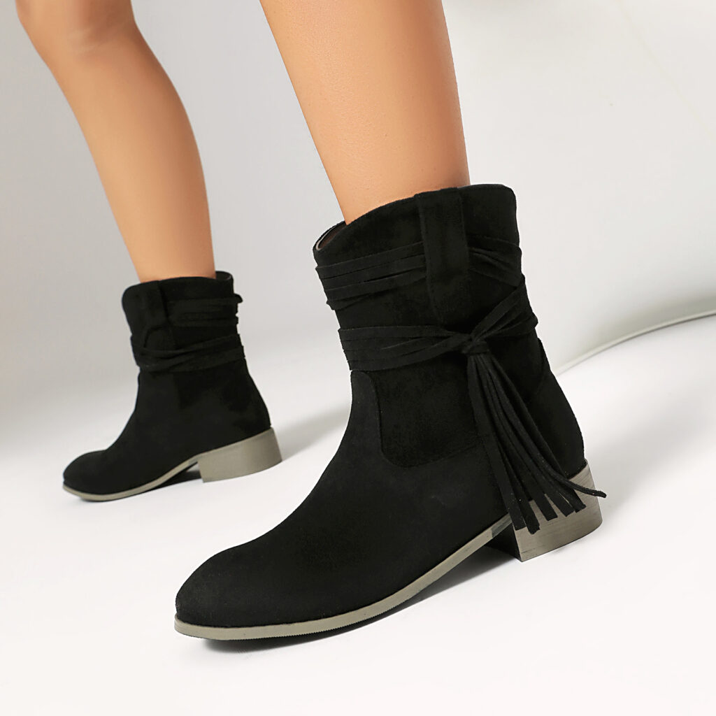 Tassel Women's Casual Ankle Boots