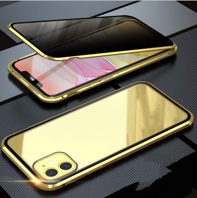 Double-sided glass magnetic king mobile phone case no anti-peep function - Image 47