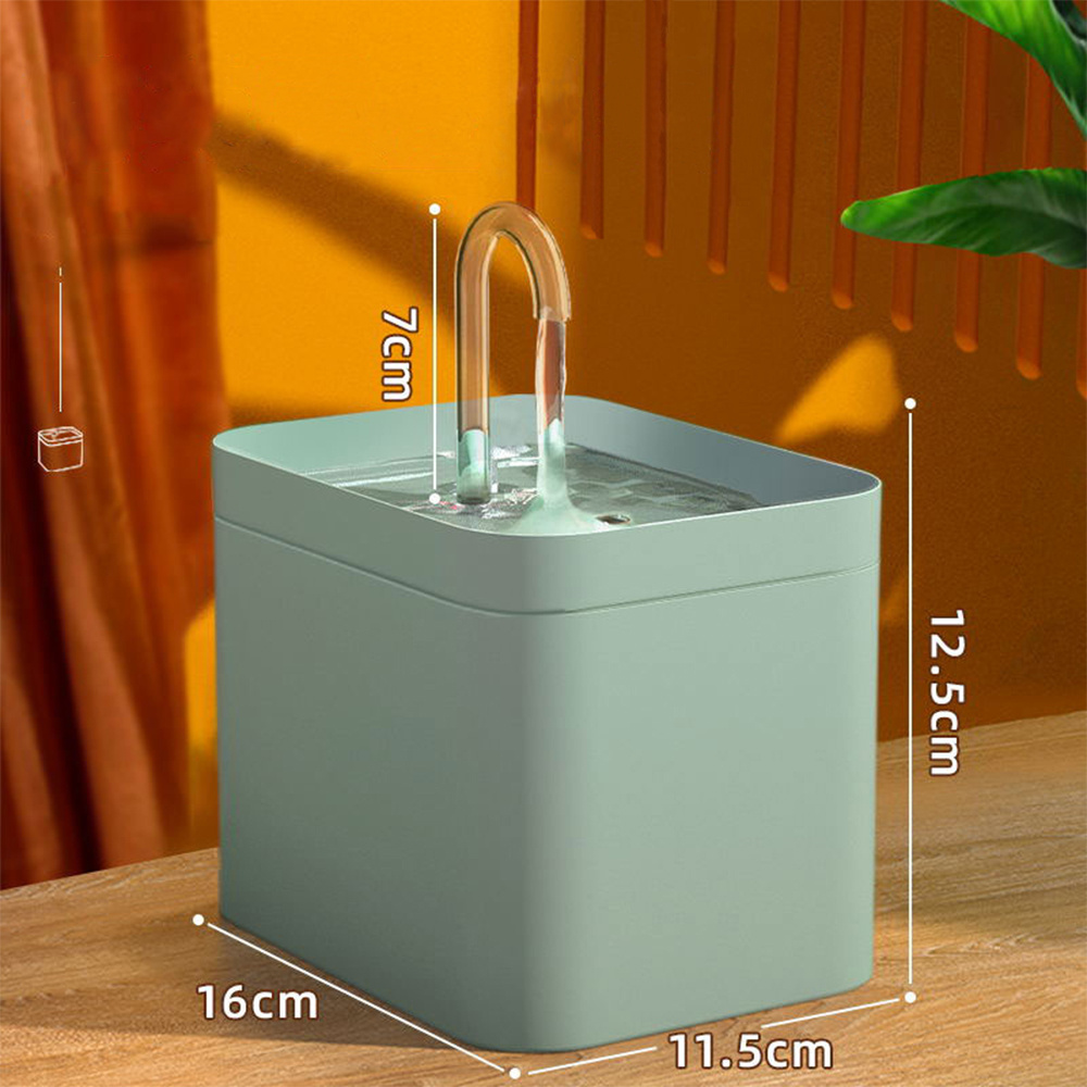 Automatic Cat Water Fountain Auto Filter USB Electric Mute Cat Drinker Bowl 1.5L Recirculate Filtring Drinker For Cats Pet Water Dispenser - Image 8