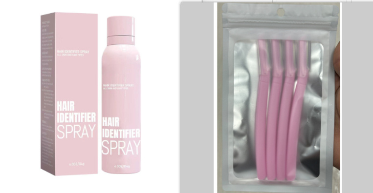 Hair Identifier Spray Set For Face Shaving Moisturizing Dermaplaner Spray For Face Shaving Skin Care - Image 7