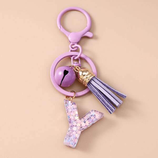 Fashionable Design Bell Tassel Keychain - Image 18