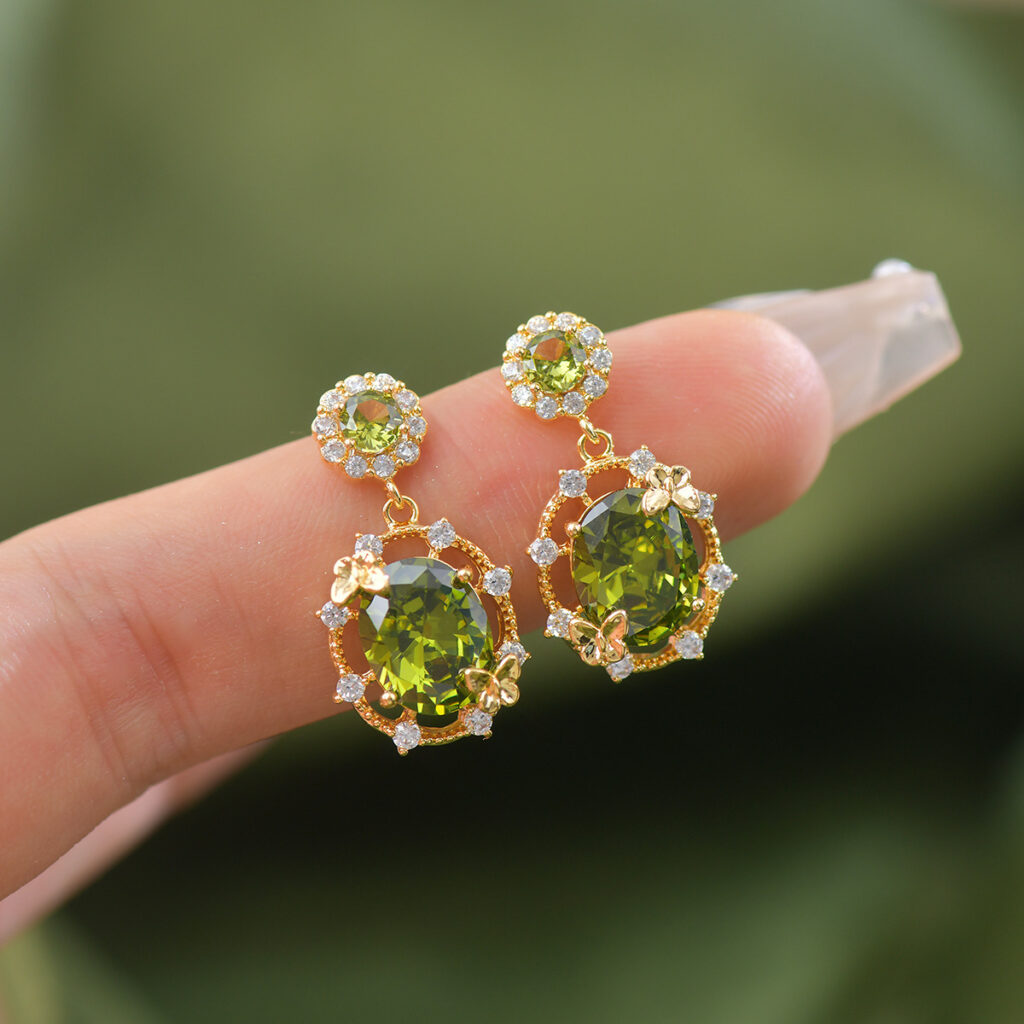 Light Luxury Earrings Open Ring Bracelet Necklace