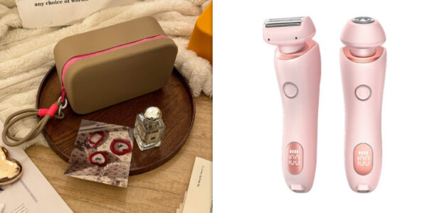 2 In 1 Hair Removal Epilator USB Rechargeable Trimmer Women Body Razor Face Leg Armpit Bikini Hand Pubic Shaver Hair Remover - Image 27