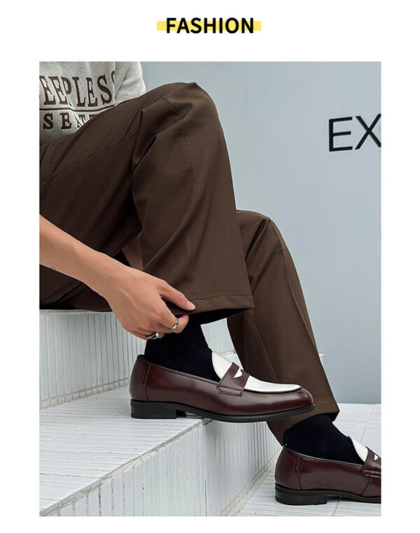 New Stylish All-match Mens Slip-on Casual Leather Shoes - Image 15