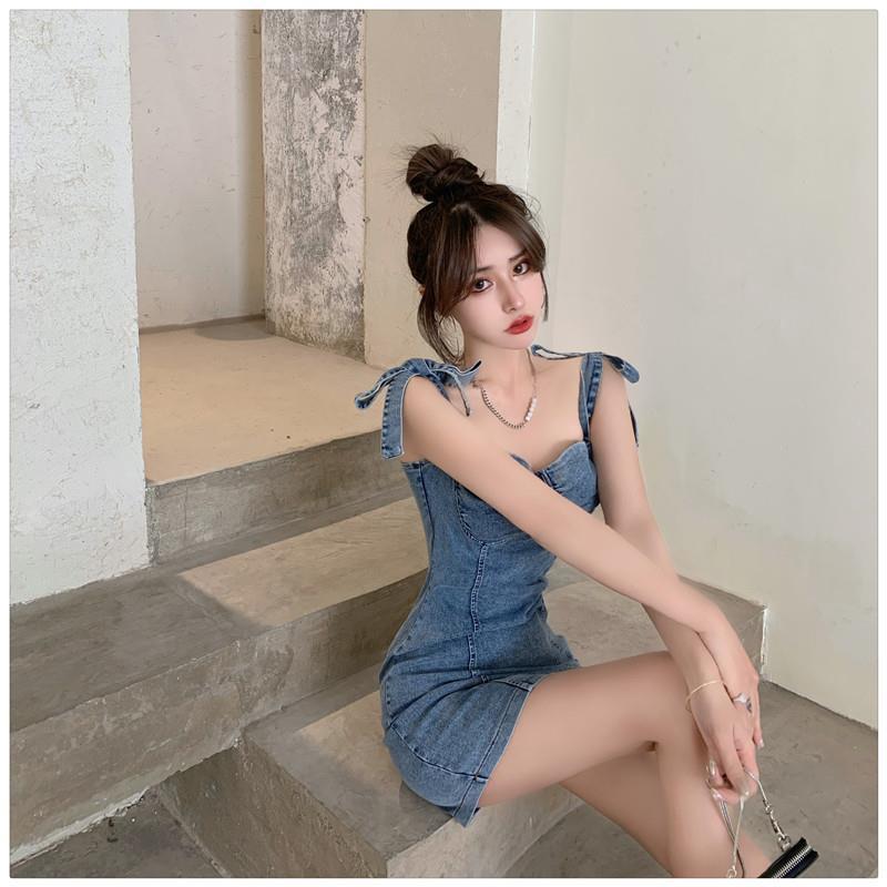 Hong Kong-style Retro Sexy Tube Top Slip Dress - Image 22