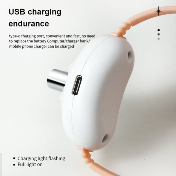 USB Charge Interactive Self Entertainment Laser Cat Teasing Collar Laser Tease Cat Magic Cat Toys Smart Tease Laser Collar - Image 5