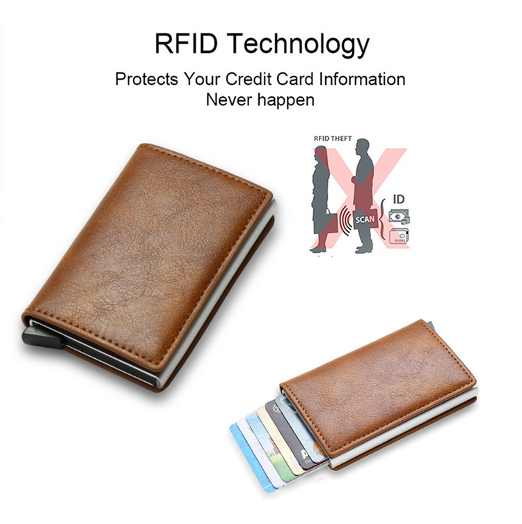 Multifunctional Card Holder Airtag Men
