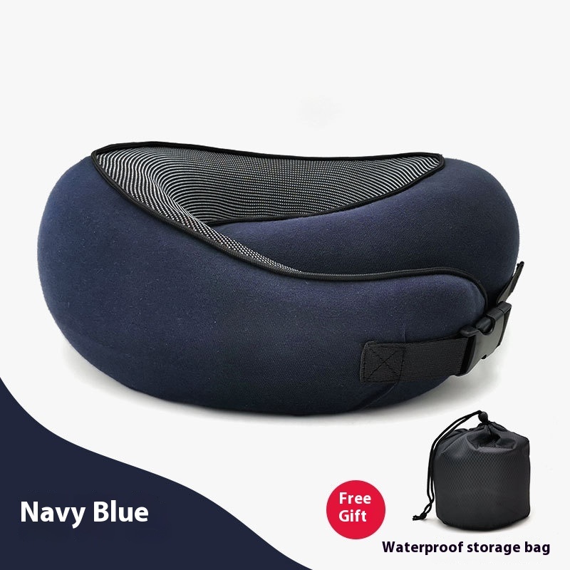 Travel Neck Pillow Non-Deformed Airplane Pillow Travel Neck Cushion Durable U-Shaped Travel Memory Cotton Nap Neck Pillow - Image 43
