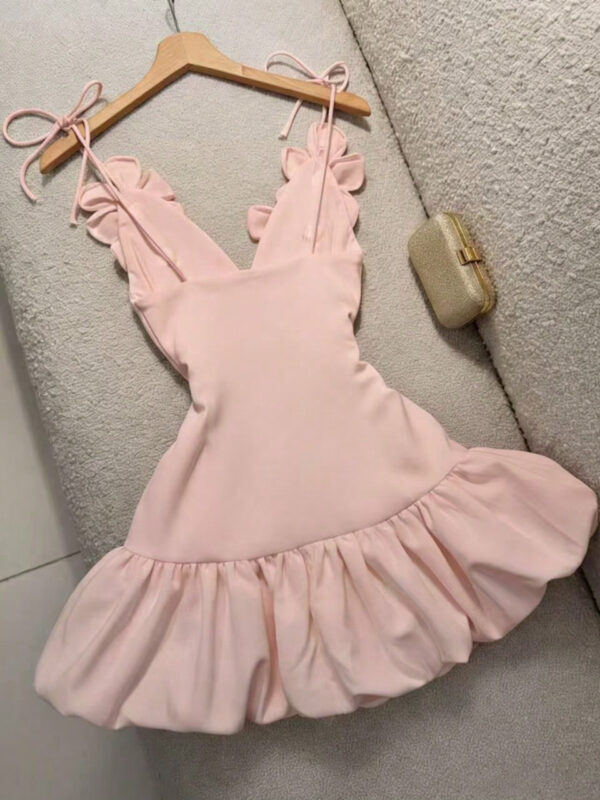 Sexy Bud Blossom Floral Strap Holiday Dress - Image 21