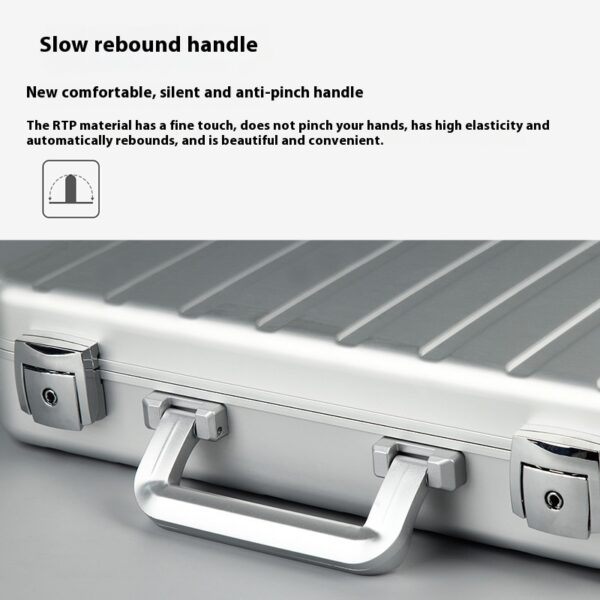 Portable Handheld Aluminum Alloy Jewelry Box - Image 4