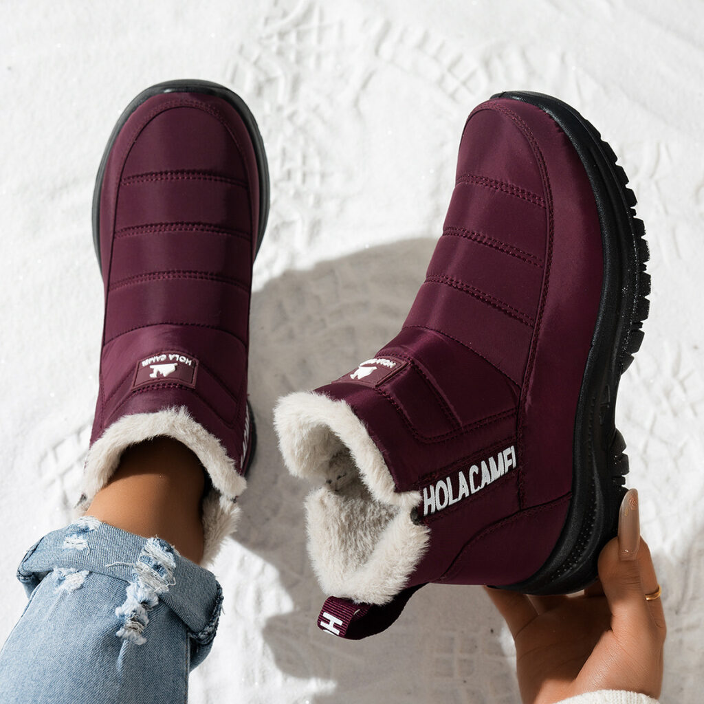 Women's Snow Boots With Fleece Lining