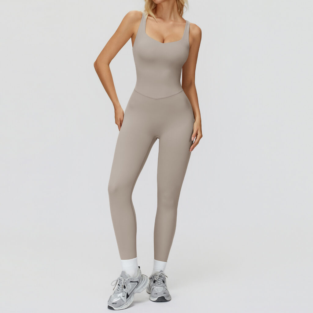 Brushed One-piece Yoga Wear Tight-fitting Workout Clothes