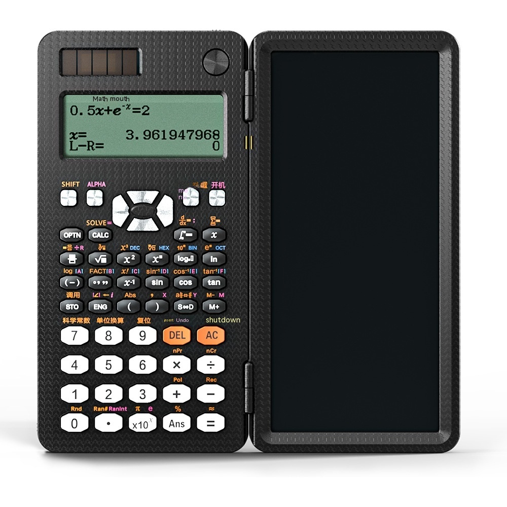 2 In 1 Foldable Scientific Calculators Handwriting Tablet Learning Function Calculator  Foldable Desk Scientific Calculators - Image 35