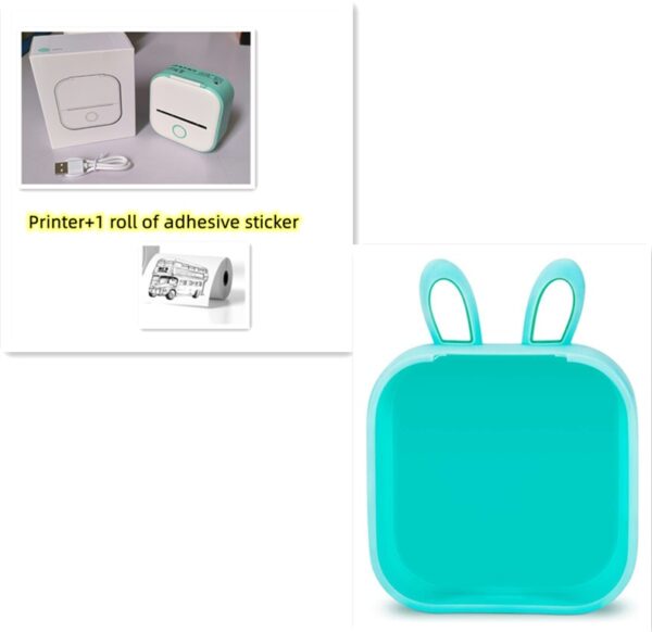 Portable Mini Thermal Label Printer Home Photo Printer Student Wrong Question Printer Bluetooth-compatible Mini Label Printer Price Tag - Image 29