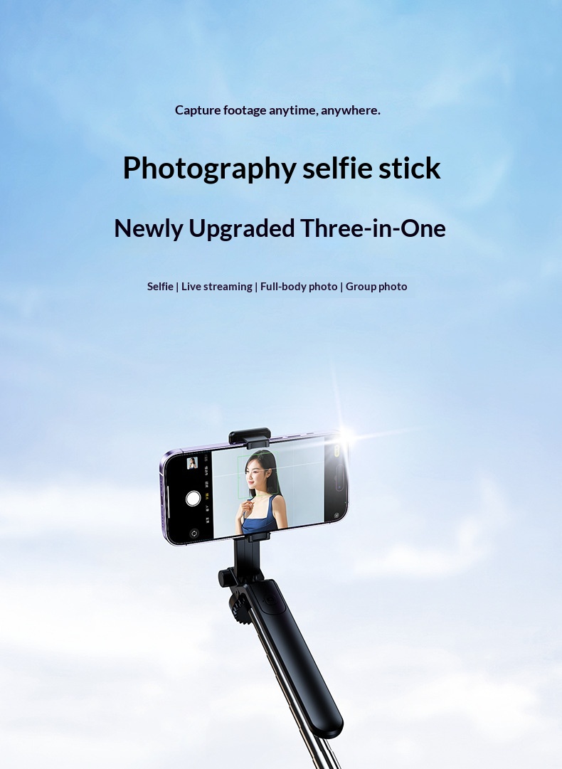 Outdoor Bluetooth Tripod With An Ultra-long Extendable ArmRotating Remote Control And Built-in Image Stabilization - Image 14