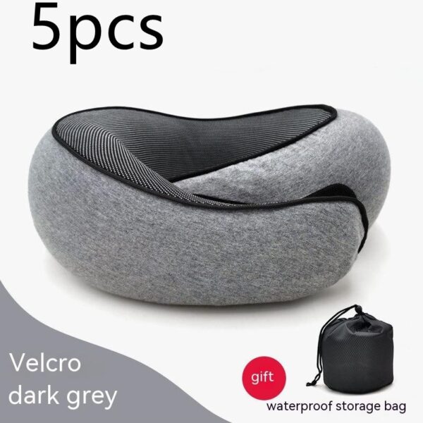 Travel Neck Pillow Non-Deformed Airplane Pillow Travel Neck Cushion Durable U-Shaped Travel Memory Cotton Nap Neck Pillow - Image 39