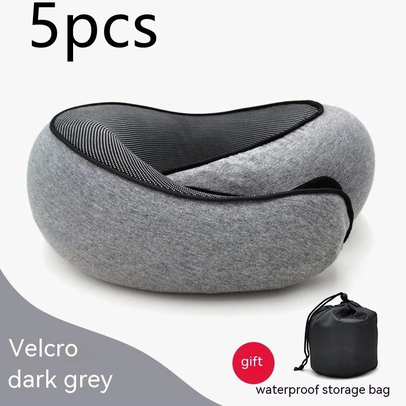 Travel Neck Pillow Non-Deformed Airplane Pillow Travel Neck Cushion Durable U-Shaped Travel Memory Cotton Nap Neck Pillow - Image 39