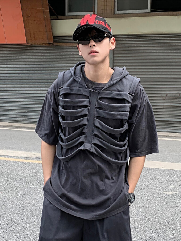 Loose, Versatile Designer-style Sleeveless Hooded Tank Top