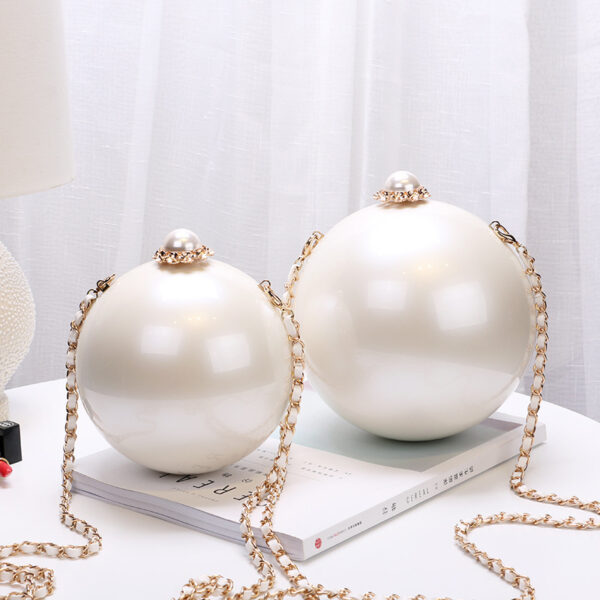 Luxury Women Round Ball Evening Bag - Image 1
