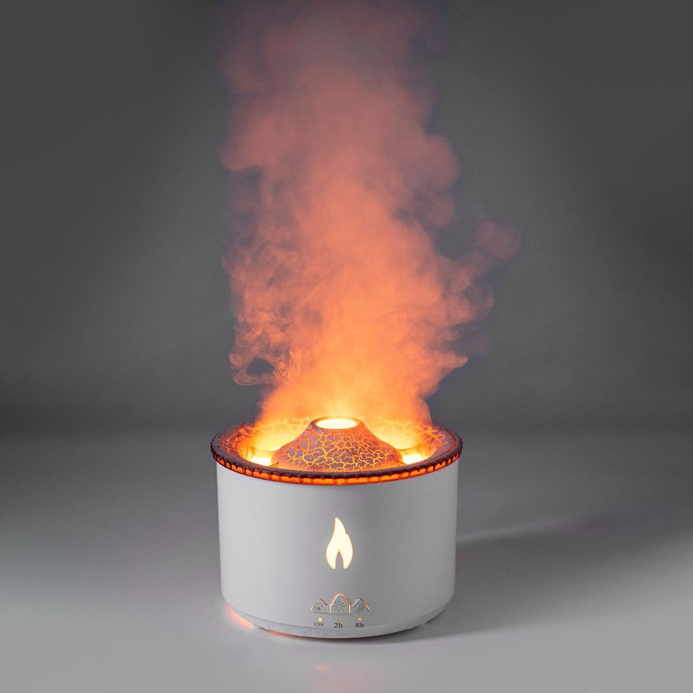 New Creative Ultrasonic Essential Oil Humidifier Volcano Aromatherapy Machine Spray Jellyfish Air Flame Humidifier Diffuser - Image 47