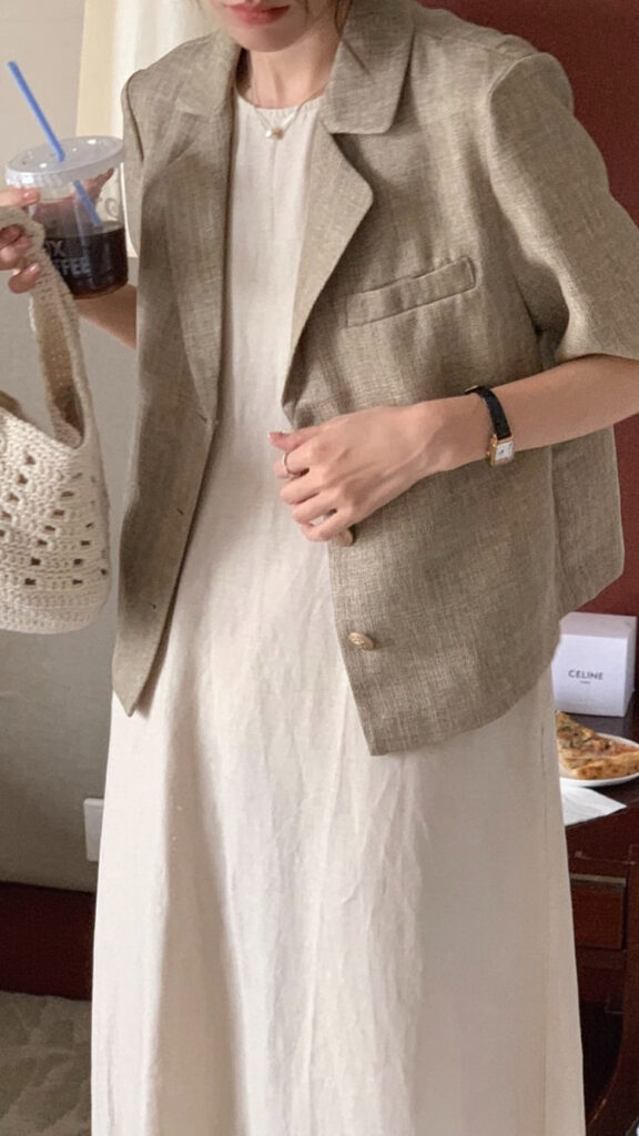 Elegant Midi Round-neck Sleeveless Vest Dress