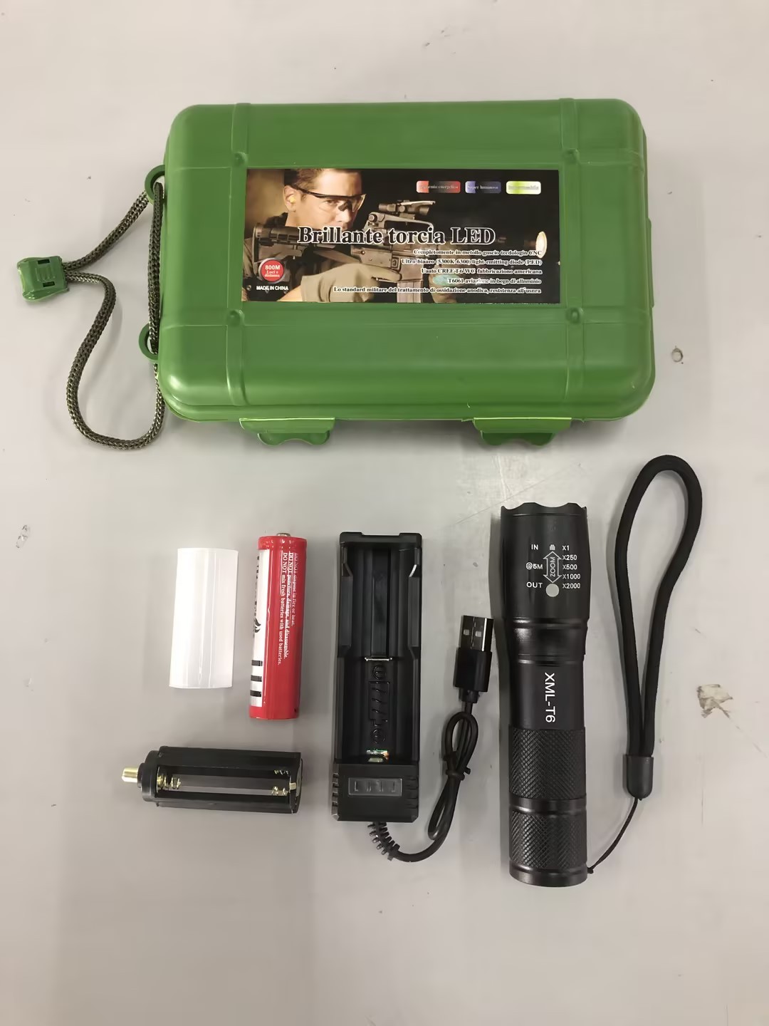 Strong Light Flashlight Special Forces Rechargeable Home Self-Defense Waterproof Riding Mini Camping Premium Super Bright Flashlight - Image 13