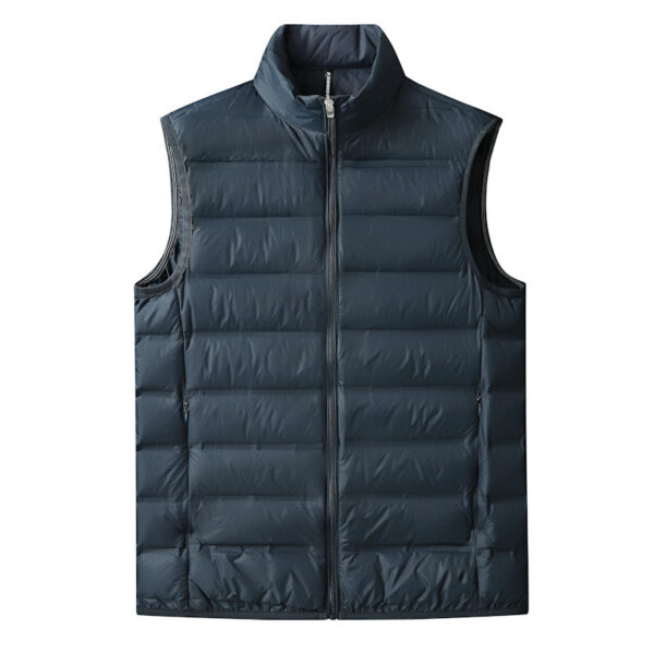 Vest Plus-size Ultra-lightweight Loose-fit Stand-up Collar - Image 2