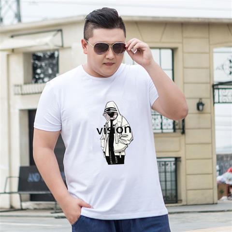 Men's Plus Fat  Size Loose Half Sleeve - Image 34