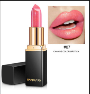 Shiny Metallic Lipstick Pearlescent Color Temperature Change Lipstick Gilt Lipstick - Image 24