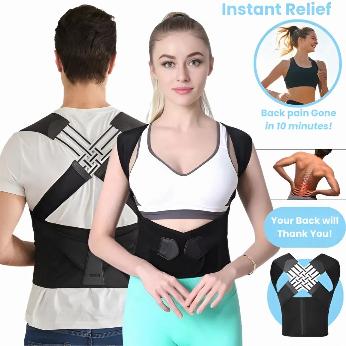 Essential Haven- Back Support Belt -Fix Posture & Relieve Pain Naturally - Image 7