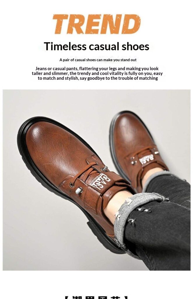 Men's British-style Workwear Trendy Breathable Casual Shoes