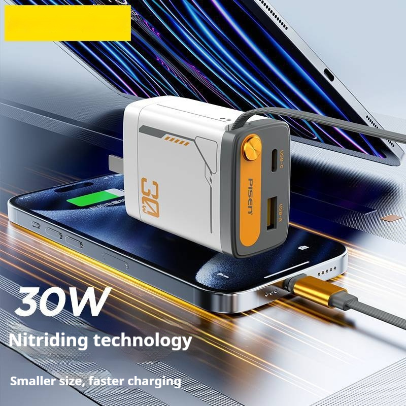 Gallium Nitride Charger With Built-in Cable - Image 3