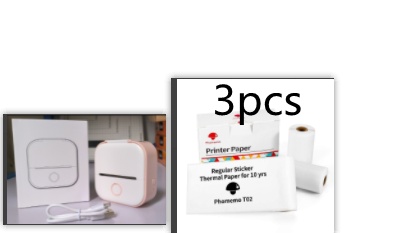 Portable Mini Thermal Label Printer Home Photo Printer Student Wrong Question Printer Bluetooth-compatible Mini Label Printer Price Tag - Image 39