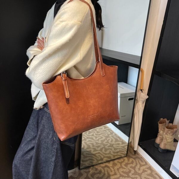 Commuter Shoulder Bag Bags Women's Fashion Retro - Image 6