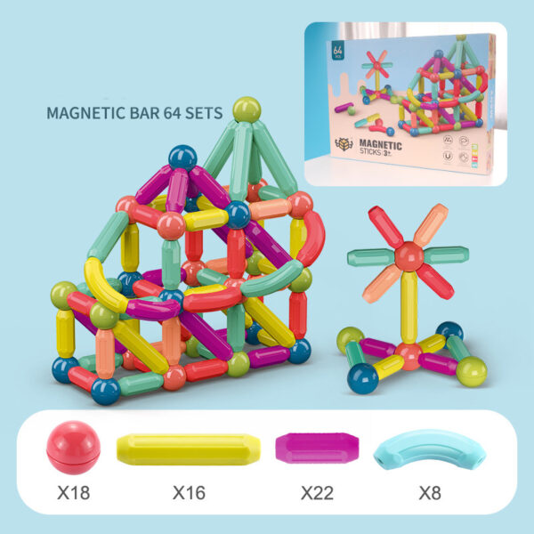 Baby Toys Magnetic Stick Building Blocks Game Magnets Children Set Kids Magnets For Children Magnetic Toy Bricks - Image 18