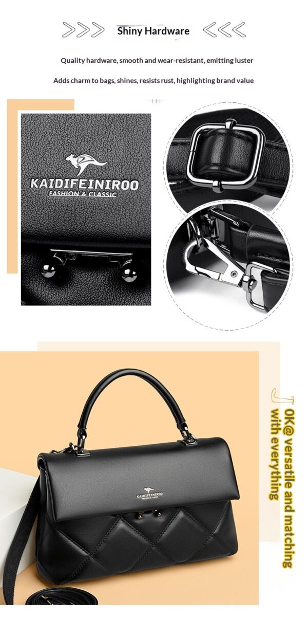 Ladies' Handheld Cross Shoulder Bag - Image 35