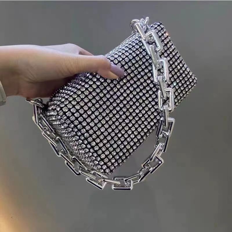 Fashion Diamond Bag Handheld Crossbody - Image 5