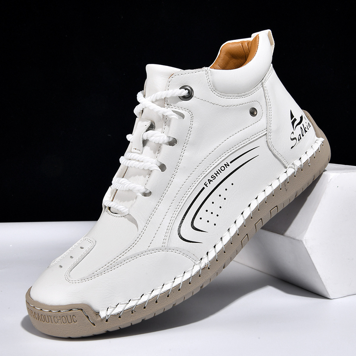 Plus-size Mens Fashion With Hand-stitched Soles - Image 7