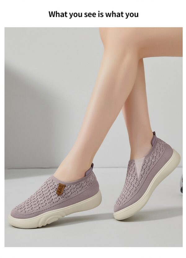 Versatile Spring Flyknit Breathable No-odor Casual Shoes - Image 13