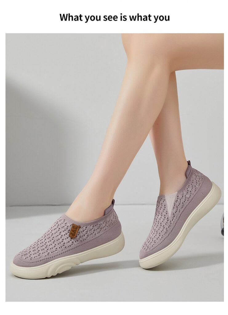 Versatile Spring Flyknit Breathable No-odor Casual Shoes